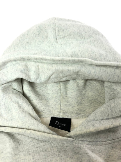 【中古品】【メンズ】 DIME ダイム FRONT LOGO HOODED SWEATSHIRT ロゴ刺繍 フーデッド スウェット シャツ 142-260326-rt-07-tag サイズ：XL カラー：ホワイト 万代Net店