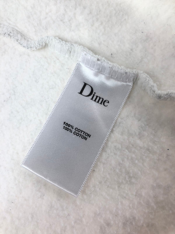 【中古品】【メンズ】 DIME ダイム FRONT LOGO HOODED SWEATSHIRT ロゴ刺繍 フーデッド スウェット シャツ 142-260326-rt-07-tag サイズ：XL カラー：ホワイト 万代Net店