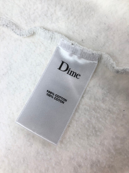 【中古品】【メンズ】 DIME ダイム FRONT LOGO HOODED SWEATSHIRT ロゴ刺繍 フーデッド スウェット シャツ 142-260326-rt-07-tag サイズ：XL カラー：ホワイト 万代Net店