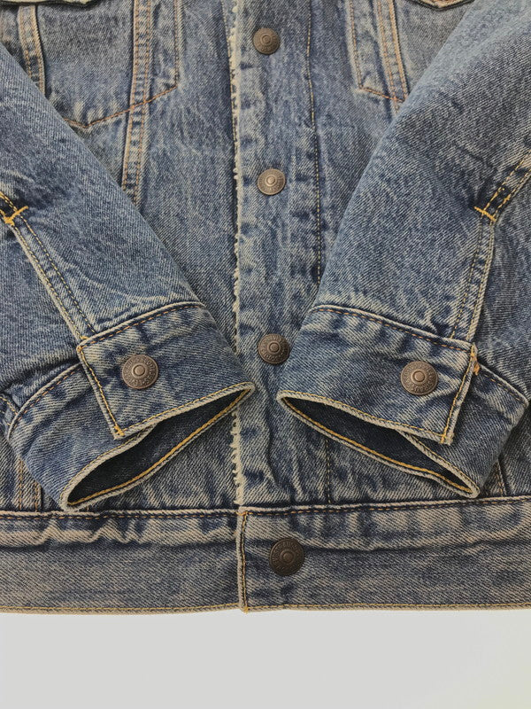 【中古品】Levi's リーバイス SHERPA DENIM TRUCKER JACKET 16365-0162 シェルパ デニム トラッカー ジャケット 147-260402-rt-08-tag サイズ：S カラー：ブルー 万代Net店