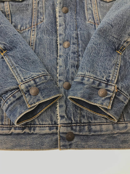 【中古品】Levi's リーバイス SHERPA DENIM TRUCKER JACKET 16365-0162 シェルパ デニム トラッカー ジャケット 147-260402-rt-08-tag サイズ：S カラー：ブルー 万代Net店