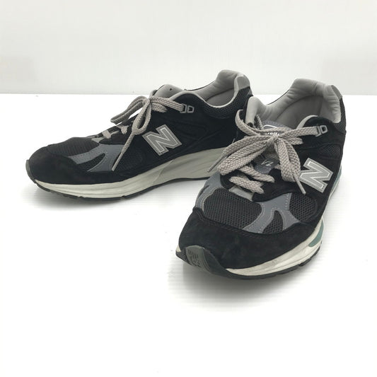 【中古品】【メンズ】 NEW BALANCE ニューバランス SNEAKER U991BK2 スニーカー 靴 162-260405-rt-03-tag サイズ：US 7 1/2 D カラー：ブラック/ホワイト 万代Net店