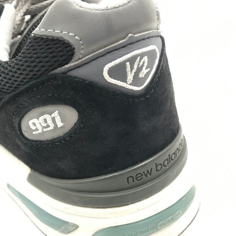 【中古品】【メンズ】 NEW BALANCE ニューバランス SNEAKER U991BK2 スニーカー 靴 162-260405-rt-03-tag サイズ：US 7 1/2 D カラー：ブラック/ホワイト 万代Net店