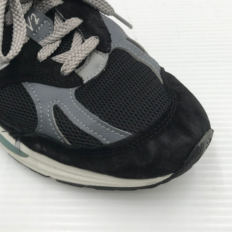 【中古品】【メンズ】 NEW BALANCE ニューバランス SNEAKER U991BK2 スニーカー 靴 162-260405-rt-03-tag サイズ：US 7 1/2 D カラー：ブラック/ホワイト 万代Net店