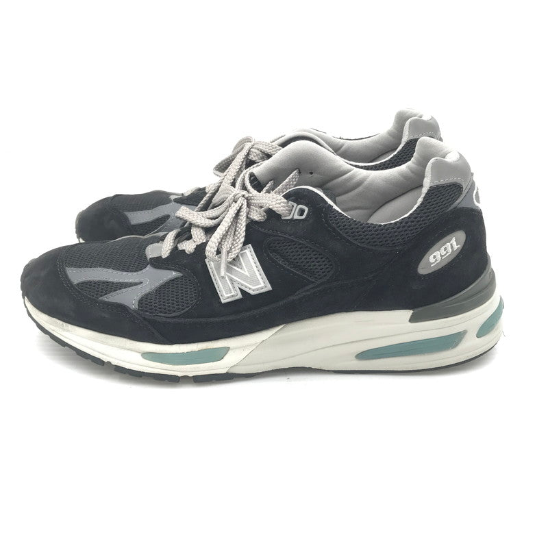 【中古品】【メンズ】 NEW BALANCE ニューバランス SNEAKER U991BK2 スニーカー 靴 162-260405-rt-03-tag サイズ：US 7 1/2 D カラー：ブラック/ホワイト 万代Net店