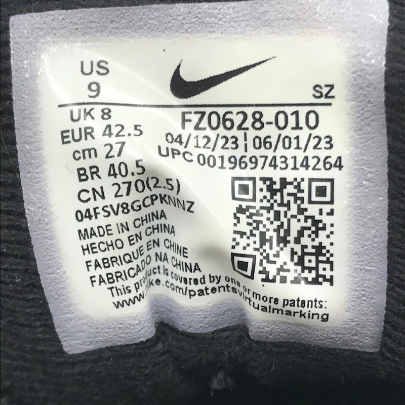 【中古品】【メンズ】 NIKE ナイキ AIR MAX 1 BLACK WHITE FZ0628-010 エアマックス1 スニーカー 靴 160-260405-rt-01-tag サイズ：27cm US9 カラー：ブラック/ホワイト 万代Net店