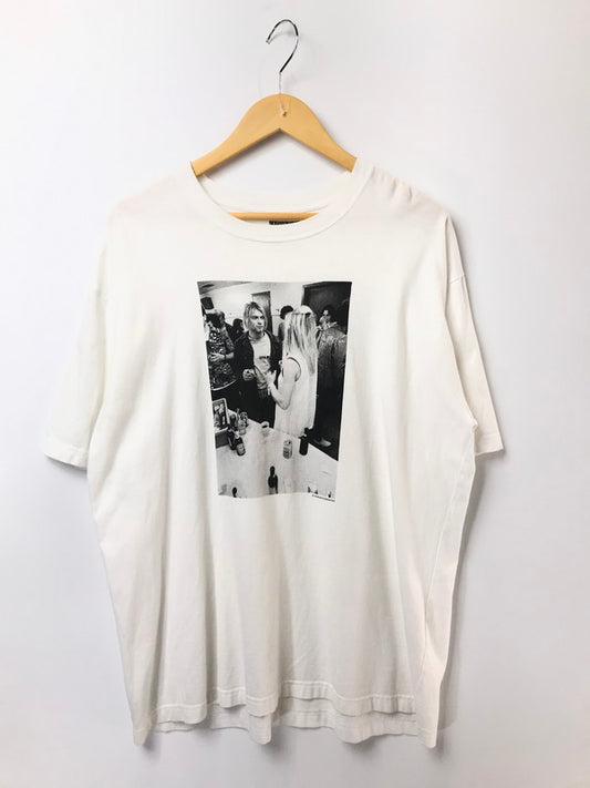 【中古品】【メンズ】 NEIGHBORHOOD ネイバーフッド × CHARLES PETERSON チャールズピーターソン S/S T-SHIRT 半袖Tシャツ 142-260518-na-04-tagh サイズ：L カラー：ホワイト 万代Net店