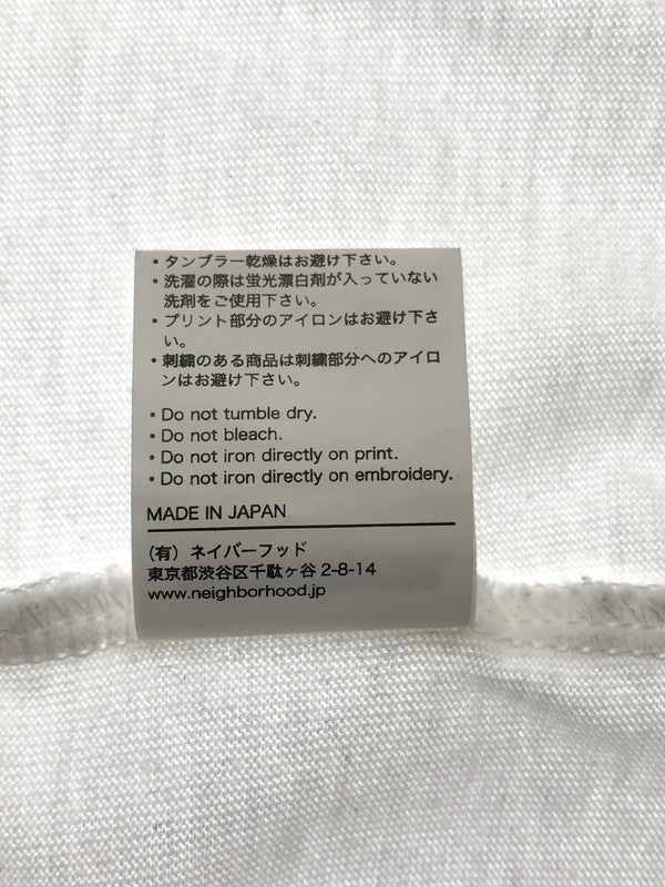 【中古品】【メンズ】 NEIGHBORHOOD ネイバーフッド × CHARLES PETERSON チャールズピーターソン S/S T-SHIRT 半袖Tシャツ 142-260518-na-04-tagh サイズ：L カラー：ホワイト 万代Net店