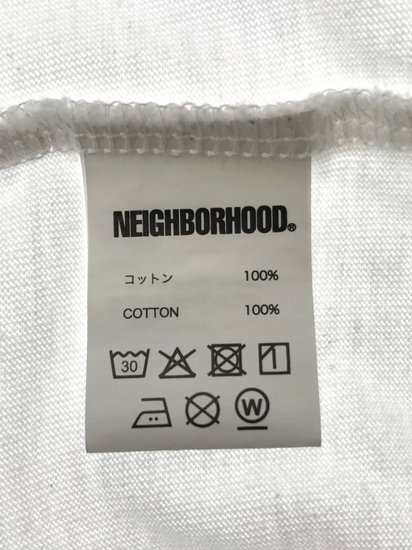 【中古品】【メンズ】 NEIGHBORHOOD ネイバーフッド × CHARLES PETERSON チャールズピーターソン S/S T-SHIRT 半袖Tシャツ 142-260518-na-04-tagh サイズ：L カラー：ホワイト 万代Net店