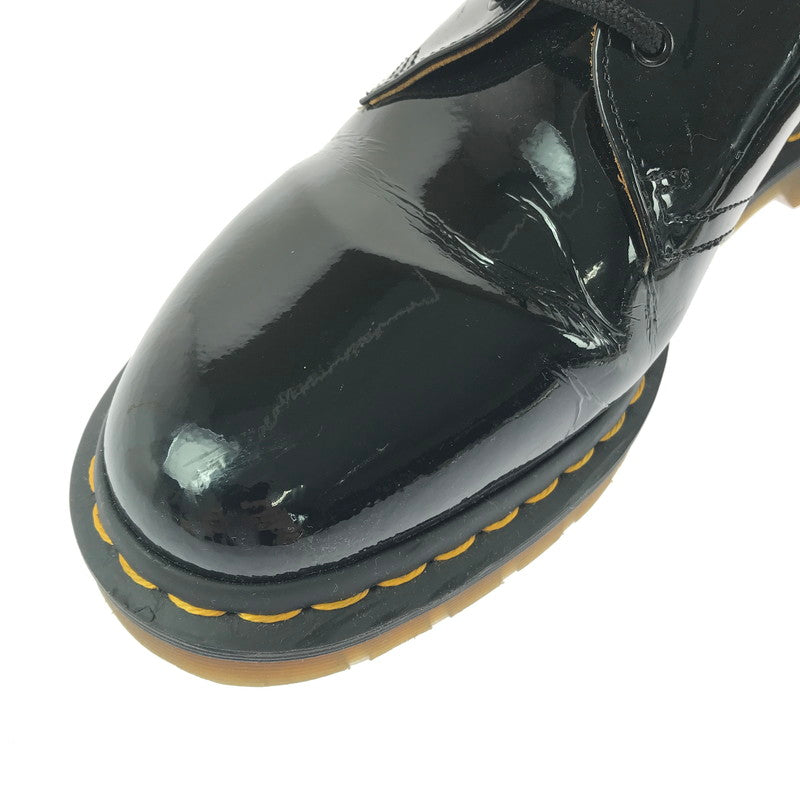 【中古品】【メンズ】 Dr.Martens ドクターマーチン PATENT 3EYE SHOES パテント レザー スリーアイ シューズ 靴 164-260418-rt-18-tagh カラー：ブラック 万代Net店