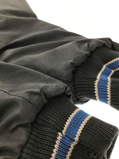 【現状渡し品】【メンズ】 STARTER スターター 90's CUBS HOODED PUFFER JACKET BLACK 90年代 パファー ジャケット アウター 146-260822-rt-18-tagh サイズ：L カラー：ブラック 万代Net店