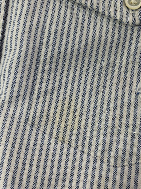 【中古品】【メンズ】 RRL ダブルアールエル L/S BD STRIPE SHIRT LHS-PM-KS-6500 ロングスリーブ ボタンダウン シャツ トップス 145-260403-rt-09-tagh サイズ：XS カラー：ライトブルー/ホワイト 万代Net店