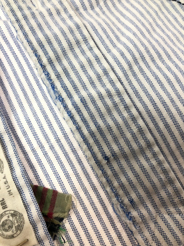 【中古品】【メンズ】 RRL ダブルアールエル L/S BD STRIPE SHIRT LHS-PM-KS-6500 ロングスリーブ ボタンダウン シャツ トップス 145-260403-rt-09-tagh サイズ：XS カラー：ライトブルー/ホワイト 万代Net店