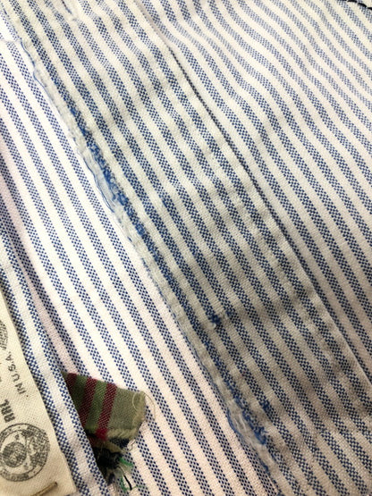 【中古品】【メンズ】 RRL ダブルアールエル L/S BD STRIPE SHIRT LHS-PM-KS-6500 ロングスリーブ ボタンダウン シャツ トップス 145-260403-rt-09-tagh サイズ：XS カラー：ライトブルー/ホワイト 万代Net店