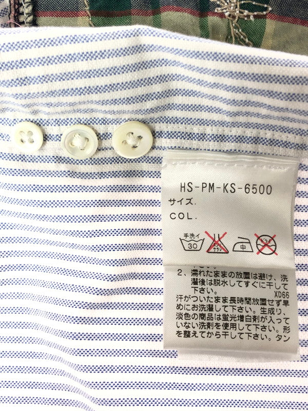 【中古品】【メンズ】 RRL ダブルアールエル L/S BD STRIPE SHIRT LHS-PM-KS-6500 ロングスリーブ ボタンダウン シャツ トップス 145-260403-rt-09-tagh サイズ：XS カラー：ライトブルー/ホワイト 万代Net店