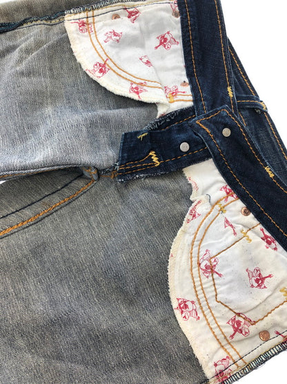 【中古品】【メンズ】 TRUE RELIGION USA製 BOBBY BIG T FLARE DENIM PANTS フレア デニムパンツ ジーンズ ボトムス 157-260528-ki-17-tagh サイズ：27 カラー：インディゴ 万代Net店