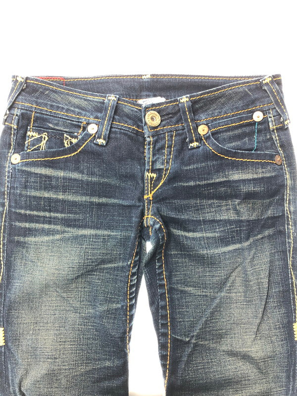 【中古品】【メンズ】 TRUE RELIGION USA製 BOBBY BIG T FLARE DENIM PANTS フレア デニムパンツ ジーンズ ボトムス 157-260528-ki-17-tagh サイズ：27 カラー：インディゴ 万代Net店