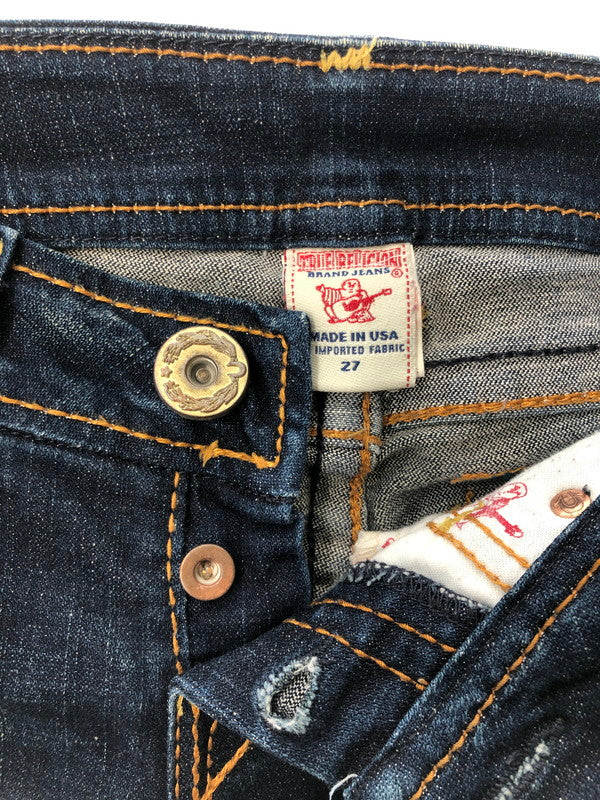 【中古品】【メンズ】 TRUE RELIGION USA製 BOBBY BIG T FLARE DENIM PANTS フレア デニムパンツ ジーンズ ボトムス 157-260528-ki-17-tagh サイズ：27 カラー：インディゴ 万代Net店