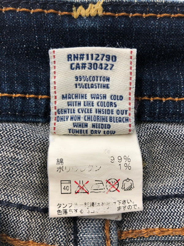 【中古品】【メンズ】 TRUE RELIGION USA製 BOBBY BIG T FLARE DENIM PANTS フレア デニムパンツ ジーンズ ボトムス 157-260528-ki-17-tagh サイズ：27 カラー：インディゴ 万代Net店