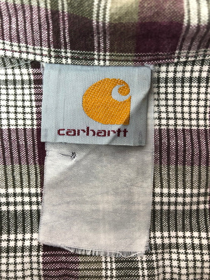 【中古品】【メンズ】 CARHARTT カーハート 90～00's SS BD CHECK SHIRT 90～2000年代 ショートスリーブ チェック シャツ トップス 146-260516-rt-12-tagh サイズ：不明 下記参照 カラー：マルチカラー 万代Net店