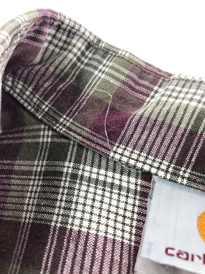 【中古品】【メンズ】 CARHARTT カーハート 90～00's SS BD CHECK SHIRT 90～2000年代 ショートスリーブ チェック シャツ トップス 146-260516-rt-12-tagh サイズ：不明 下記参照 カラー：マルチカラー 万代Net店
