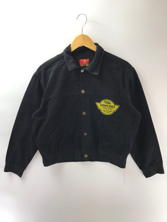 【中古品】【メンズ】 CREAM SODA クリームソーダ 80's SHORT JACKET 金タグ ショートジャケット アウター ライトアウター 145-260408-rt-18-tag サイズ：不明 下記参照 カラー：ブラック 万代Net店