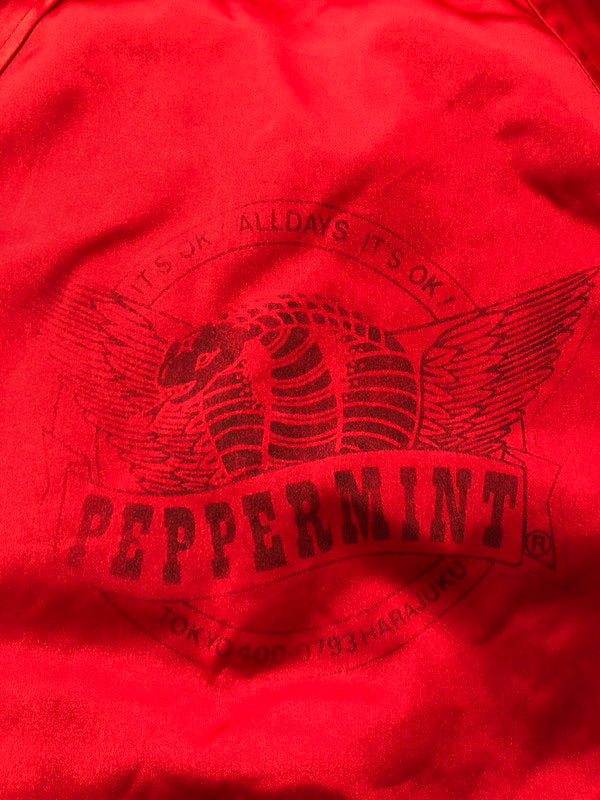 【現状渡し品】【メンズ】 PEPPERMINT ペパーミント 80'S SOUVENIR JACKET 80年代 スーベニア ジャケット スカジャン ライトアウター 146-260422-na-04-tagh サイズ：サイズ表記なし　下記参照 カラー：レッド 万代Net店