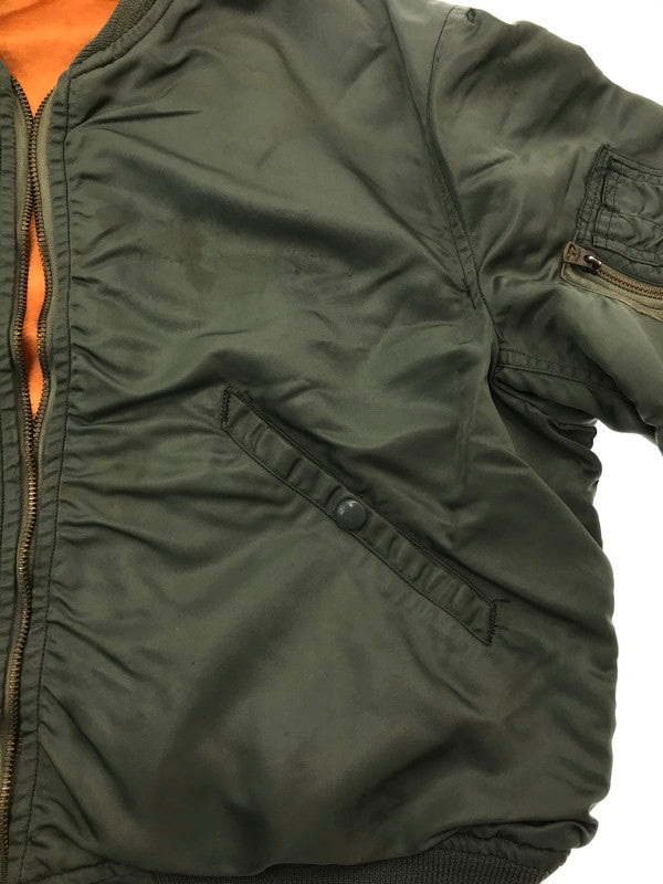 【現状渡し品】【メンズ】 US ARMY アメリカ軍 60's L-2B FLIGHT JACKET 8415-817-0598 CONMARジッパー フライト ジャケット アウター 146-260416-rt-06-tag サイズ：M カラー：カーキ 万代Net店