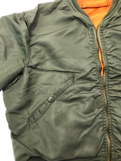 【現状渡し品】【メンズ】 US ARMY アメリカ軍 60's L-2B FLIGHT JACKET 8415-817-0598 CONMARジッパー フライト ジャケット アウター 146-260416-rt-06-tag サイズ：M カラー：カーキ 万代Net店