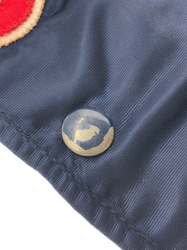 【現状渡し品】【メンズ】 FELCO フェルコ 60S-70S ANGELES SATIN STADIUM JACKET エンゼルス スタジアム ジャケット スタジャン ライトアウター 146-260422-na-05-tagh サイズ：S カラー：ネイビー 万代Net店