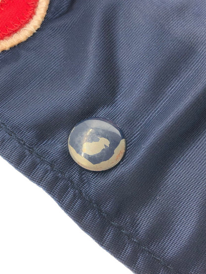 【現状渡し品】【メンズ】 FELCO フェルコ 60S-70S ANGELES SATIN STADIUM JACKET エンゼルス スタジアム ジャケット スタジャン ライトアウター 146-260422-na-05-tagh サイズ：S カラー：ネイビー 万代Net店
