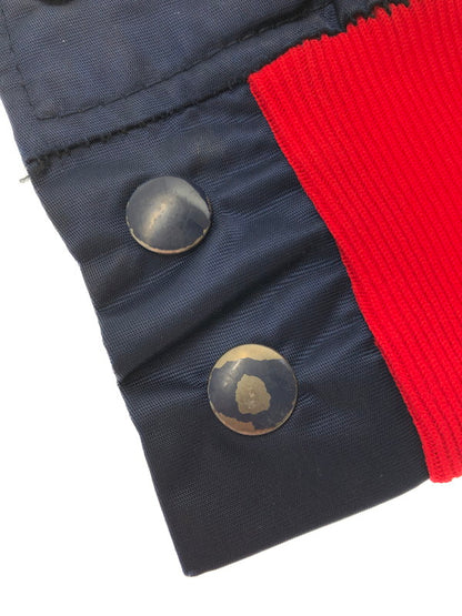 【現状渡し品】【メンズ】 FELCO フェルコ 60S-70S ANGELES SATIN STADIUM JACKET エンゼルス スタジアム ジャケット スタジャン ライトアウター 146-260422-na-05-tagh サイズ：S カラー：ネイビー 万代Net店