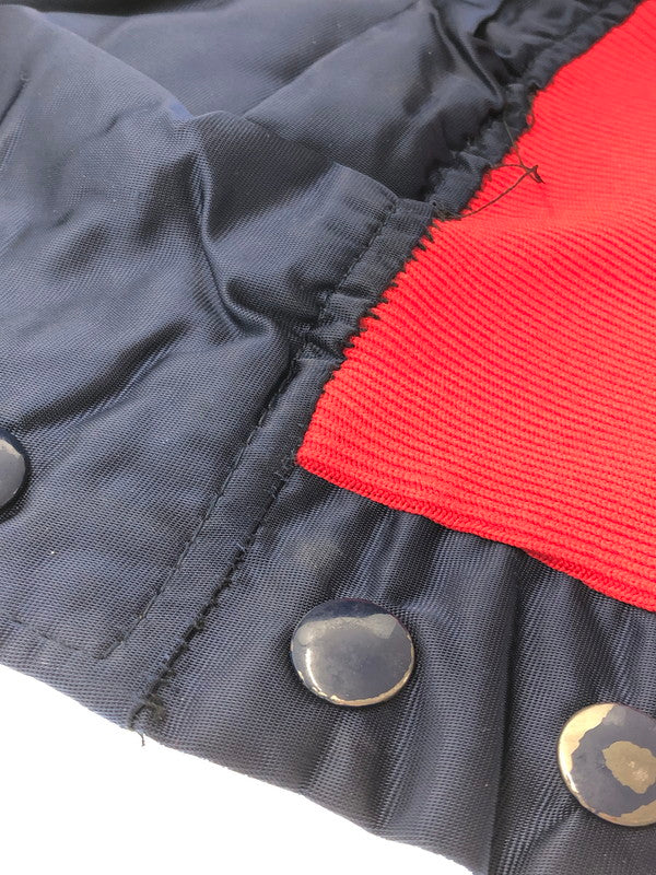 【現状渡し品】【メンズ】 FELCO フェルコ 60S-70S ANGELES SATIN STADIUM JACKET エンゼルス スタジアム ジャケット スタジャン ライトアウター 146-260422-na-05-tagh サイズ：S カラー：ネイビー 万代Net店
