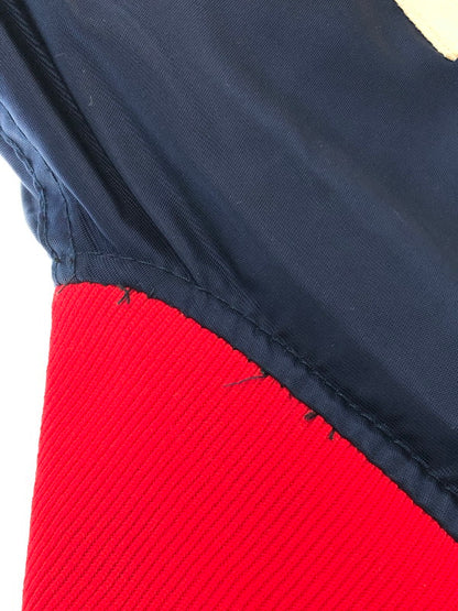 【現状渡し品】【メンズ】 FELCO フェルコ 60S-70S ANGELES SATIN STADIUM JACKET エンゼルス スタジアム ジャケット スタジャン ライトアウター 146-260422-na-05-tagh サイズ：S カラー：ネイビー 万代Net店