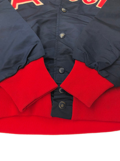 【現状渡し品】【メンズ】 FELCO フェルコ 60S-70S ANGELES SATIN STADIUM JACKET エンゼルス スタジアム ジャケット スタジャン ライトアウター 146-260422-na-05-tagh サイズ：S カラー：ネイビー 万代Net店