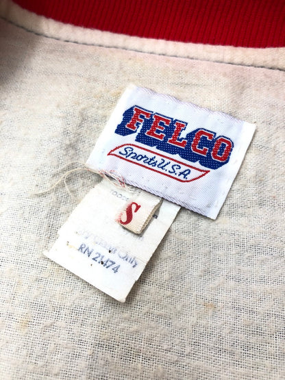【現状渡し品】【メンズ】 FELCO フェルコ 60S-70S ANGELES SATIN STADIUM JACKET エンゼルス スタジアム ジャケット スタジャン ライトアウター 146-260422-na-05-tagh サイズ：S カラー：ネイビー 万代Net店