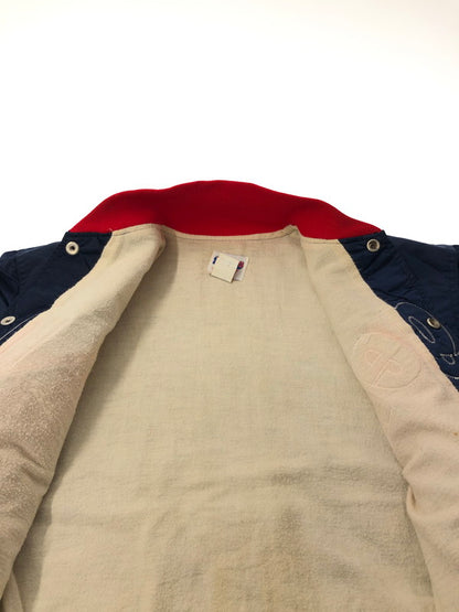 【現状渡し品】【メンズ】 FELCO フェルコ 60S-70S ANGELES SATIN STADIUM JACKET エンゼルス スタジアム ジャケット スタジャン ライトアウター 146-260422-na-05-tagh サイズ：S カラー：ネイビー 万代Net店
