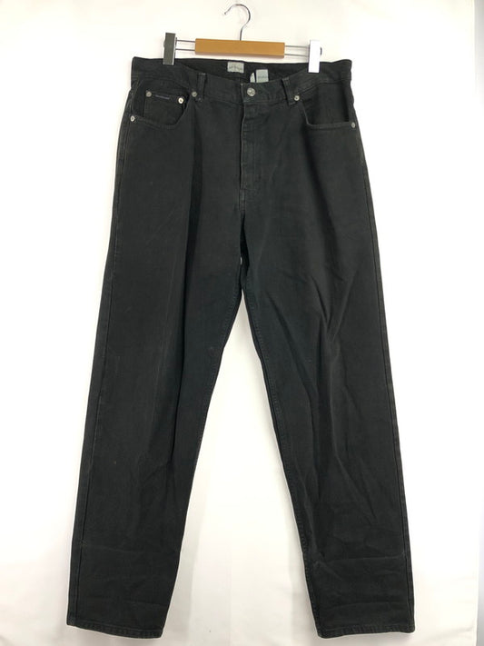 【中古品】【メンズ】 Calvin klein Jeans カルバンクラインジーンズ BLACK DENIM PANTS BMPL171 ブラック デニム パンツ メキシコ製 ジーンズ 152-260409-rt-01-tag サイズ：36 カラー：ブラック 万代Net店