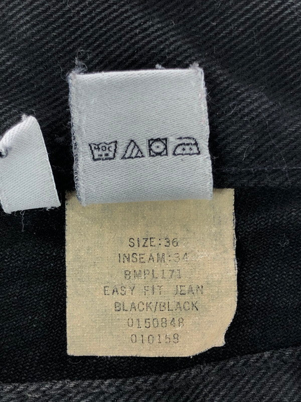 【中古品】【メンズ】 Calvin klein Jeans カルバンクラインジーンズ BLACK DENIM PANTS BMPL171 ブラック デニム パンツ メキシコ製 ジーンズ 152-260409-rt-01-tag サイズ：36 カラー：ブラック 万代Net店