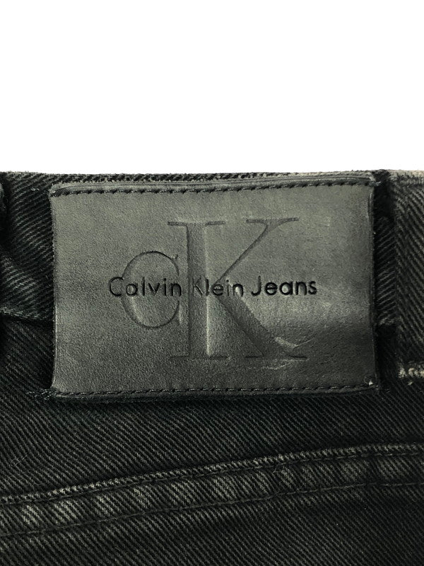 【中古品】【メンズ】 Calvin klein Jeans カルバンクラインジーンズ BLACK DENIM PANTS BMPL171 ブラック デニム パンツ メキシコ製 ジーンズ 152-260409-rt-01-tag サイズ：36 カラー：ブラック 万代Net店