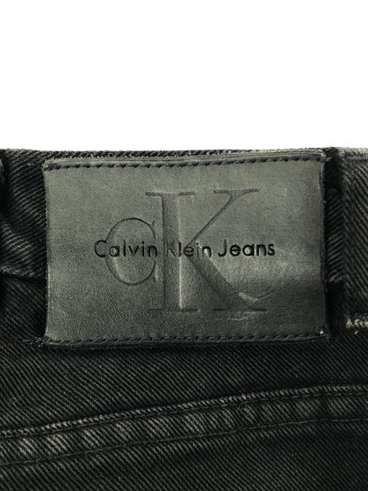 【中古品】【メンズ】 Calvin klein Jeans カルバンクラインジーンズ BLACK DENIM PANTS BMPL171 ブラック デニム パンツ メキシコ製 ジーンズ 152-260409-rt-01-tag サイズ：36 カラー：ブラック 万代Net店