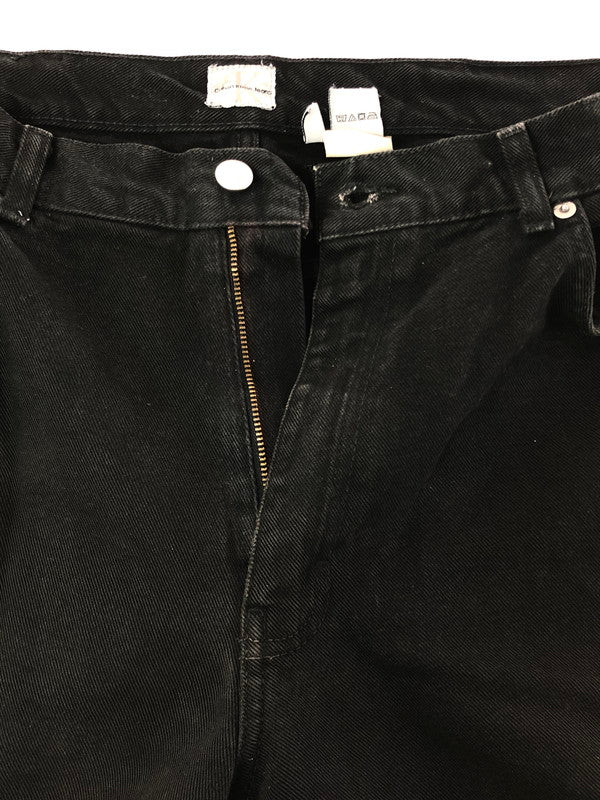 【中古品】【メンズ】 Calvin klein Jeans カルバンクラインジーンズ BLACK DENIM PANTS BMPL171 ブラック デニム パンツ メキシコ製 ジーンズ 152-260409-rt-01-tag サイズ：36 カラー：ブラック 万代Net店