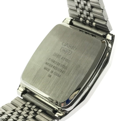 【中古品】【メンズ】 CASIO カシオ PREMIUM SERIES A1100D-1JF デジタル クォーツ 腕時計 余りコマ9個 197-260418-na-14-tagh カラー：シルバー 万代Net店