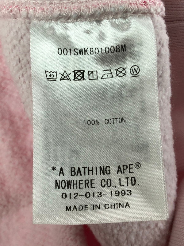 【中古品】【メンズ】 A BATHING APE アベイシングエイプ CREW SWEAT 001ZP1701009M カモ柄 クルーネック スウェット トレーナー 142-260403-rt-03-tagh サイズ：XL カラー：ピンク 万代Net店