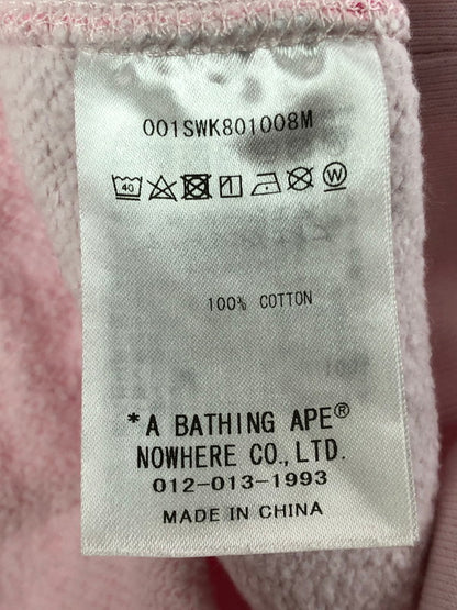 【中古品】【メンズ】 A BATHING APE アベイシングエイプ CREW SWEAT 001ZP1701009M カモ柄 クルーネック スウェット トレーナー 142-260403-rt-03-tagh サイズ：XL カラー：ピンク 万代Net店