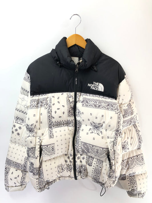 【中古品】【メンズ】 THE NORTH FACE ザノースフェイス NJ1DN76B NOVELTY NUPTSE DOWN JACKET ペイズリー ノベルティ ヌプシ ダウンジャケット アウター 144-260423-na-07-tagh サイズ：L/100 カラー：ホワイト/ブラック 万代Net店