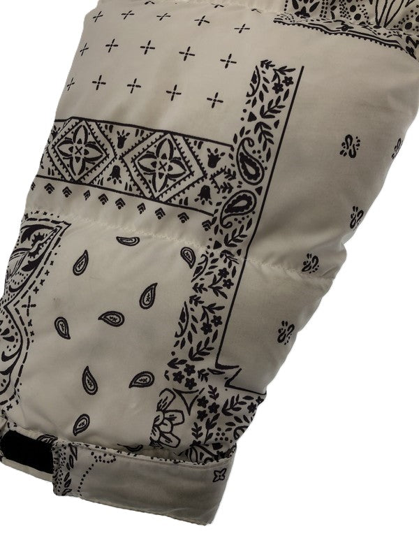 【中古品】【メンズ】 THE NORTH FACE ザノースフェイス NJ1DN76B NOVELTY NUPTSE DOWN JACKET ペイズリー ノベルティ ヌプシ ダウンジャケット アウター 144-260423-na-07-tagh サイズ：L/100 カラー：ホワイト/ブラック 万代Net店