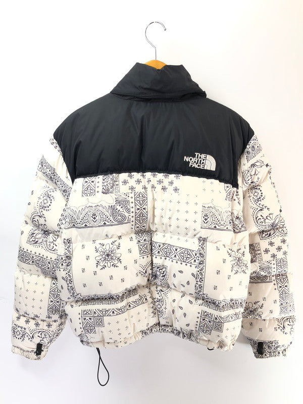 【中古品】【メンズ】 THE NORTH FACE ザノースフェイス NJ1DN76B NOVELTY NUPTSE DOWN JACKET ペイズリー ノベルティ ヌプシ ダウンジャケット アウター 144-260423-na-07-tagh サイズ：L/100 カラー：ホワイト/ブラック 万代Net店