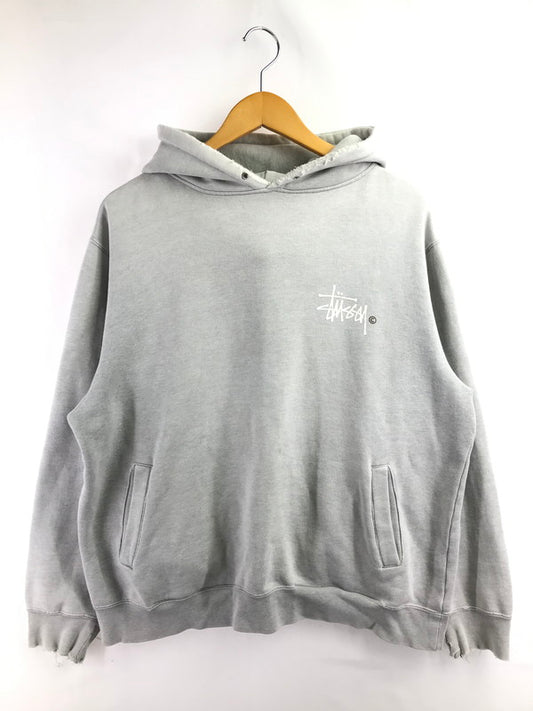 【中古品】【メンズ】 OLD STUSSY オールド ステューシー 00's SHAWN FONT LOGO HOODIE ロゴ フーディー パーカー 142-260408-rt-06-tag サイズ：L カラー：グレー 万代Net店