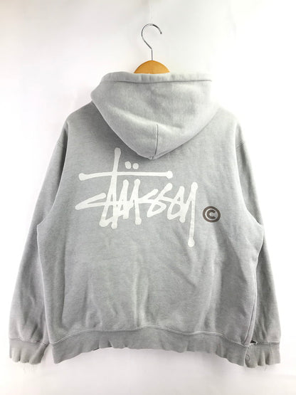 【中古品】【メンズ】 OLD STUSSY オールド ステューシー 00's SHAWN FONT LOGO HOODIE ロゴ フーディー パーカー 142-260408-rt-06-tag サイズ：L カラー：グレー 万代Net店